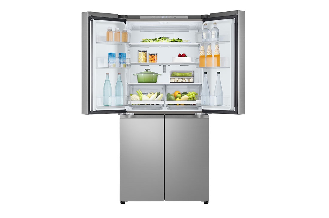 LG Side by Side LG, 530 L, Multi-Door, Compresor Smart Inverter, No Frost, ,  Un frigider de dimensiuni mari, cu ușă dublă, cu un design modern și elegant., GMB860PYDE, thumbnail 4