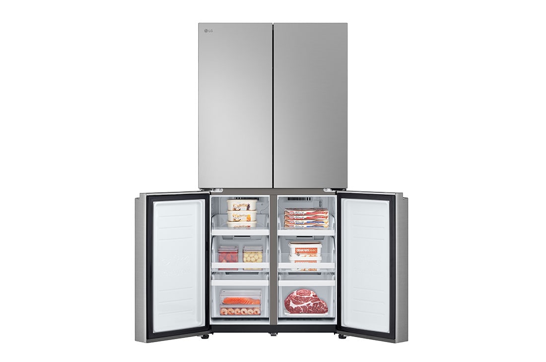 LG Side by Side LG, 530 L, Multi-Door, Compresor Smart Inverter, No Frost, ,  Un frigider de dimensiuni mari, cu ușă dublă, cu un design modern și elegant., GMB860PYDE, thumbnail 5
