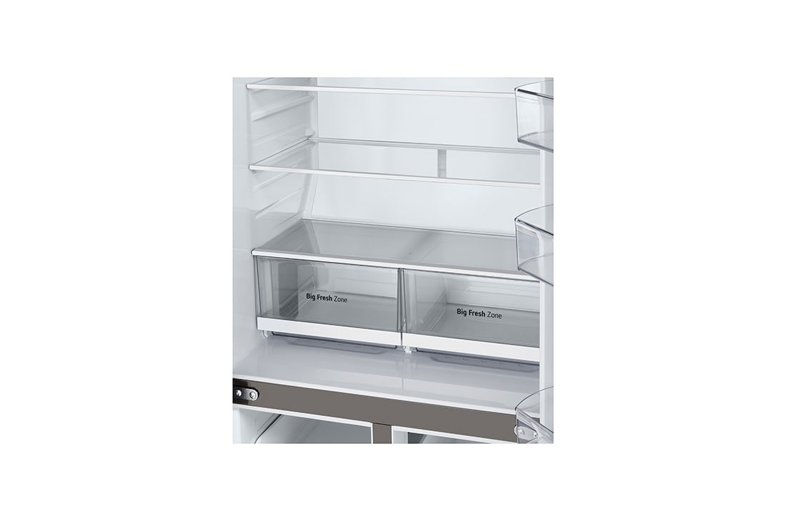 LG Side by Side LG, 530 L, Multi-Door, Compresor Smart Inverter, No Frost, , O imagine detaliată a sertarului., GMB860PYDE, thumbnail 9