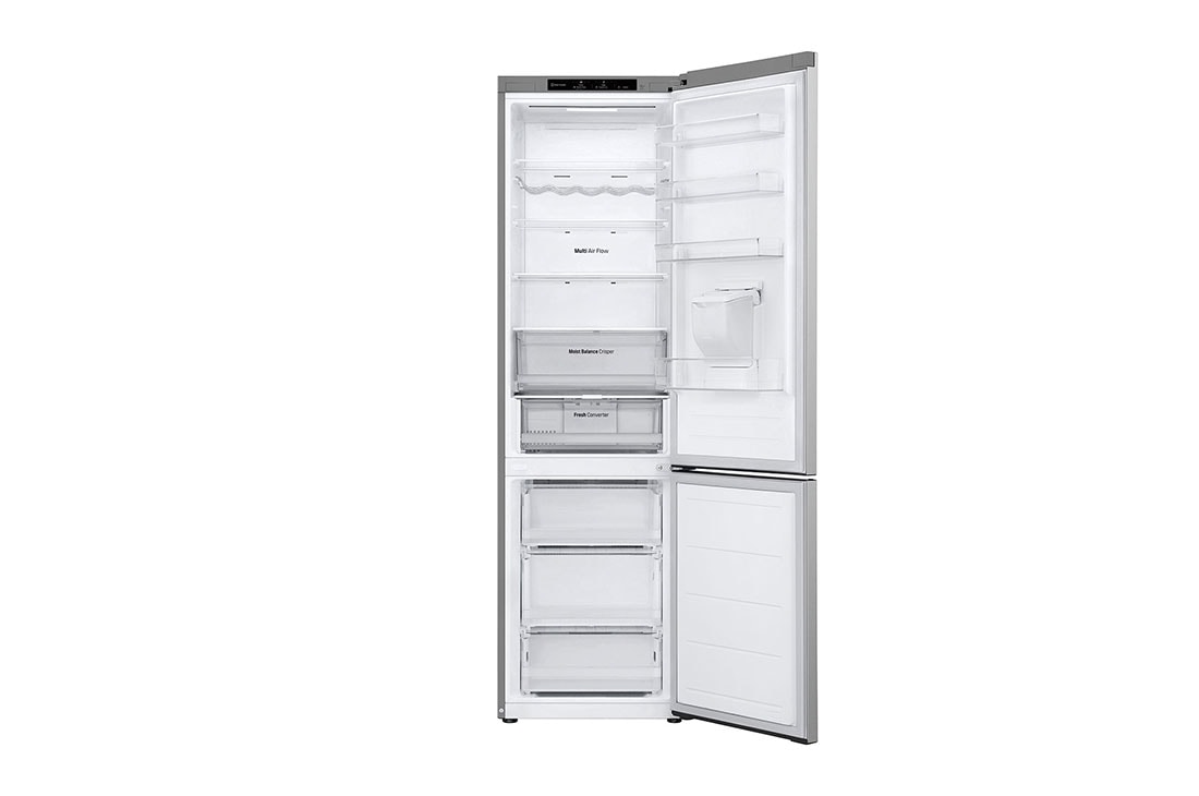 LG Combină Frigorifică LG, 386L, No Frost, Compresor Smart Inverter, Door Cooling™, open door without food , GBF3202DPY, thumbnail 3