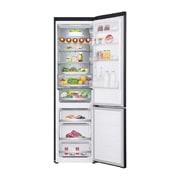 LG Combină Frigorifică LG, 387L, No Frost, Compresor Smart Inverter, Wi-Fi, FrontAllOpen with food, GBV7270DEV, thumbnail 2