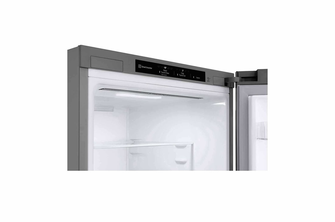 LG Combină Frigorifică LG, 387L, No Frost, Compresor Smart Inverter,  Door Cooling+™ , detail view with food, GBV22NCCPY, thumbnail 7