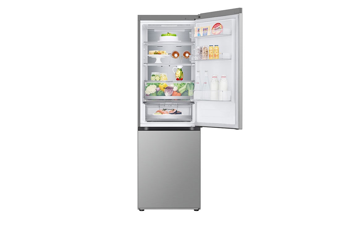 LG Combină Frigorifică LG, 344L, No Frost, Compresor Smart Inverter,  Door Cooling+™, Wi-Fi, open door without food , GBV7170EPY, thumbnail 3