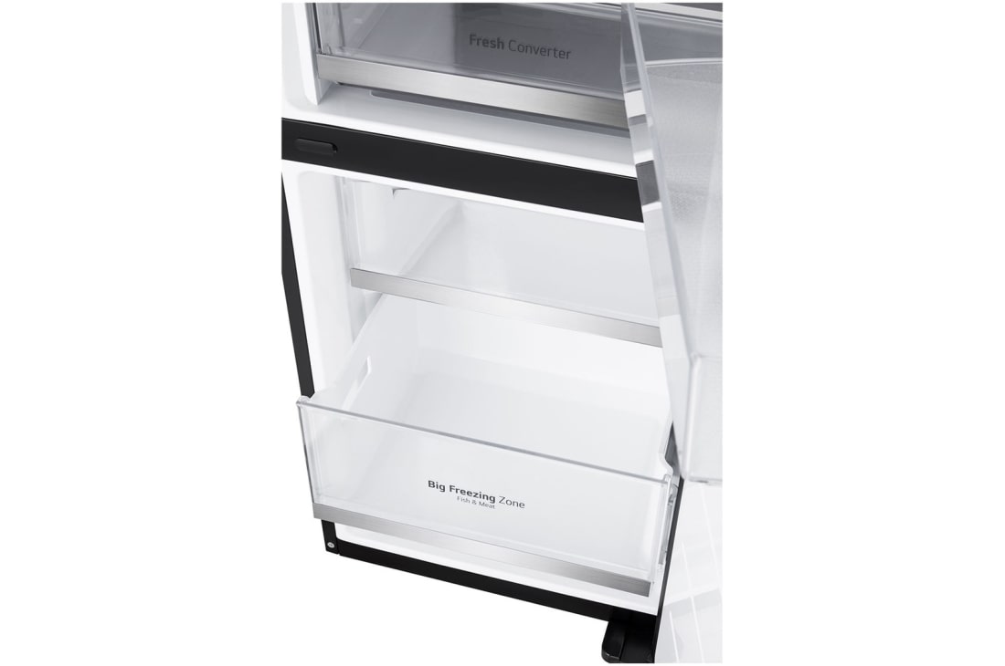 LG Frigider LG MoodUP™ cu InstaView , 352L, Compresor Smart Inverter, Wi-Fi, Linear Cooling™ , bottom view, GBG719MDNN, thumbnail 10