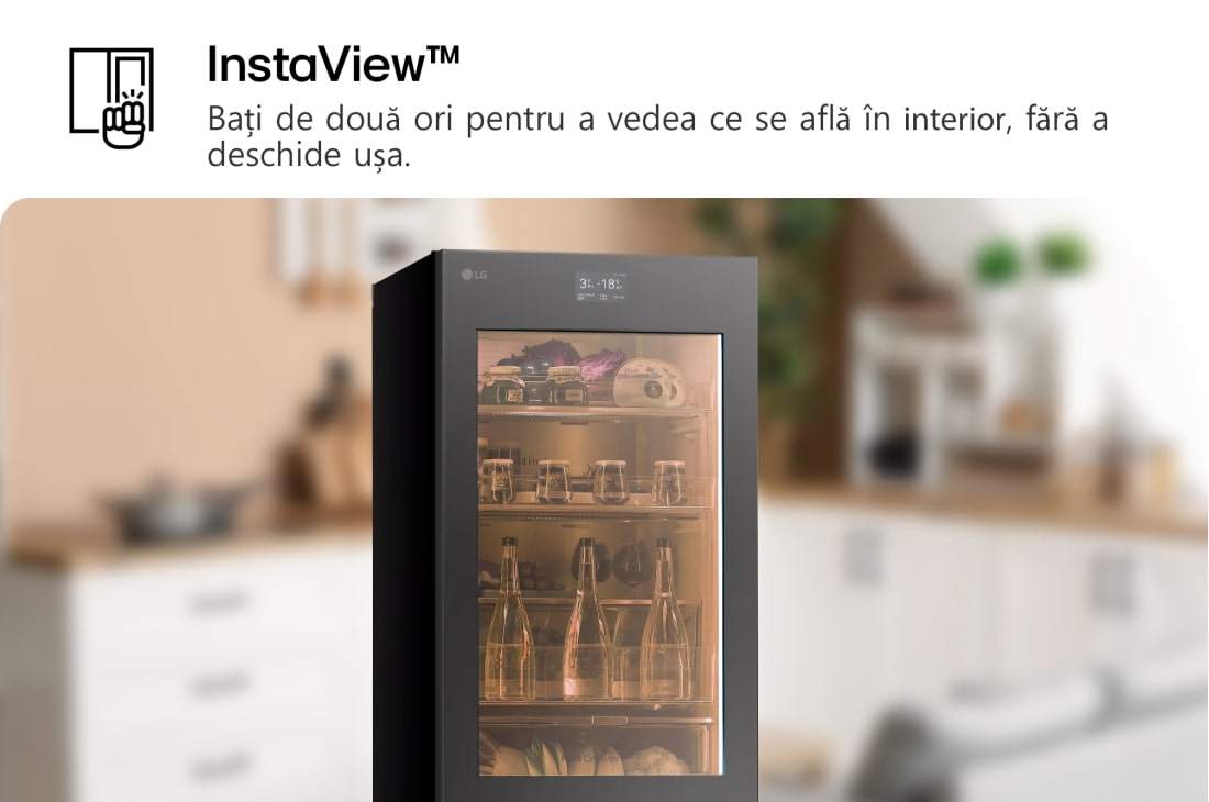 LG Frigider LG cu InstaView™, 349L, Compresor Smart Inverter, Wi-Fi, DoorCooling+™, GBG7190CEV, thumbnail 14