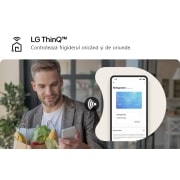 LG Frigider LG cu InstaView™, 349L, Compresor Smart Inverter, Wi-Fi, DoorCooling+™, GBG7190CEV, thumbnail 16