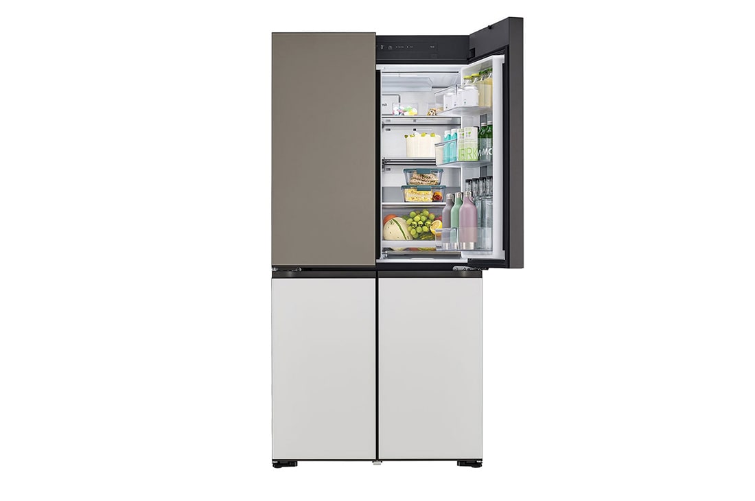 LG Frigider MoodUP™ LG, InstaView™, 617L, Linear Cooling™ , handle view , GMV960NNME, thumbnail 6