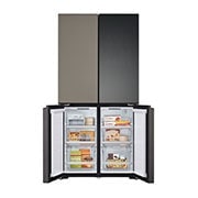 LG Frigider MoodUP™ LG, InstaView™, 617L, Linear Cooling™ , detailed  view of drawer , GMV960NNME, thumbnail 4