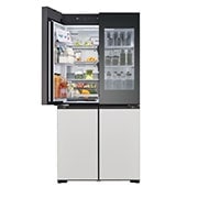 LG Frigider MoodUP™ LG, InstaView™, 617L, Linear Cooling™ , top view , GMV960NNME, thumbnail 5