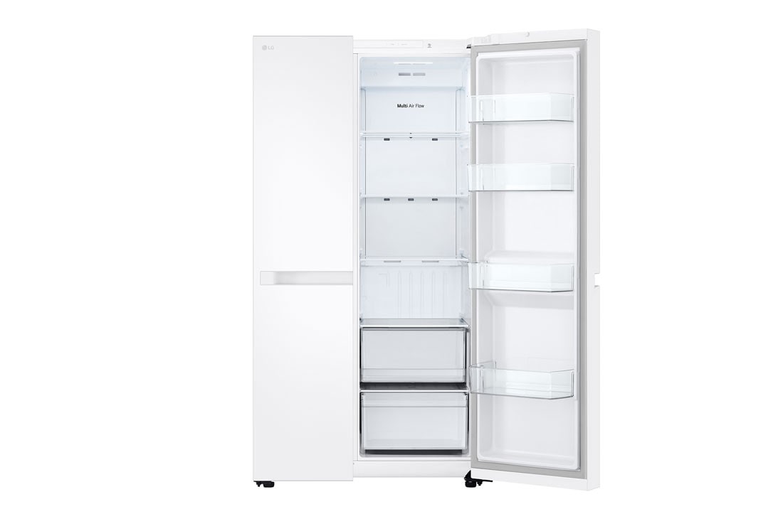 LG Side by Side LG, No Frost, 664 L, Compresor Smart Inverter, LINEARCooling™, front left open , GSBC40SWPE, thumbnail 5