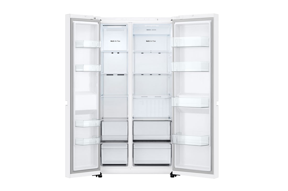 LG Side by Side LG, No Frost, 664 L, Compresor Smart Inverter, LINEARCooling™, front open, GSBC40SWPE, thumbnail 3