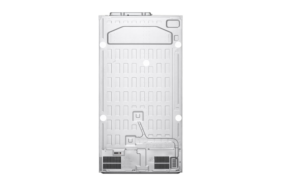 LG Side by Side LG, No Frost, 664 L, Compresor Smart Inverter, LINEARCooling™, back view, GSBC40SWPE, thumbnail 12
