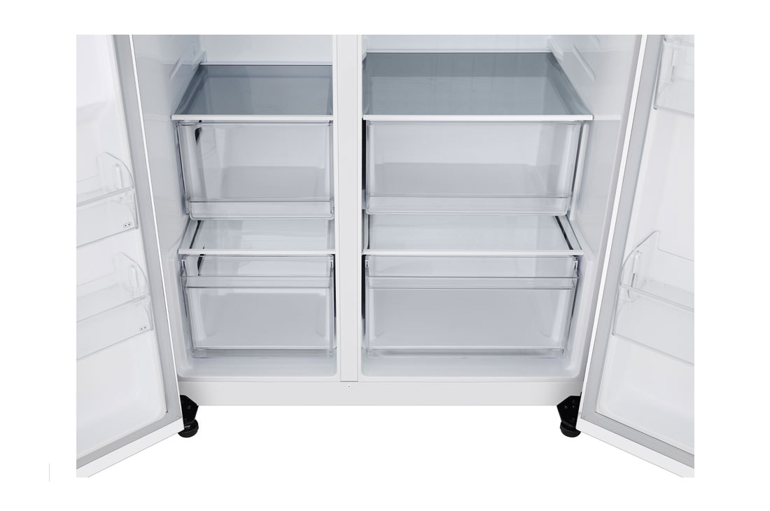 LG Side by Side LG, No Frost, 664 L, Compresor Smart Inverter, LINEARCooling™, bottom drawer, GSBC40SWPE, thumbnail 8