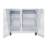 LG Side by Side LG, No Frost, 664 L, Compresor Smart Inverter, LINEARCooling™, bottom drawer, GSBC40SWPE, thumbnail 8