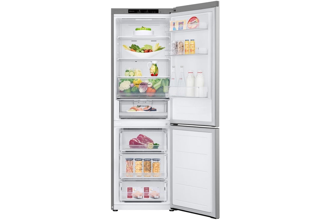 LG Combină Frigorifică LG, 344L, No Frost, Compresor Smart Inverter, LINEAR Cooling™, Door Cooling+™, front open food, GBV3100EPY, thumbnail 2