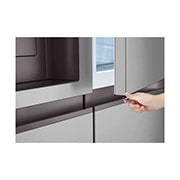 LG Side-by-Side LG, Door-in-Door™, 641 L, LinearCooling™, Ice Dispenser, Handle, GSJC41PYPE, thumbnail 3