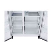 LG Side-by-Side LG, Door-in-Door™, 641 L, LinearCooling™, Ice Dispenser, FrontRightOpen, GSJC41PYPE, thumbnail 10