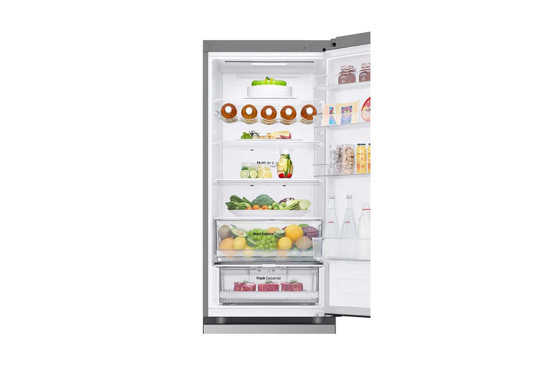 LG Combină Frigorifică LG, 387L, Door Cooling, Compresor Smart Inverter, Wi-Fi , Drawer with bottels, GBV3210DPY, thumbnail 8