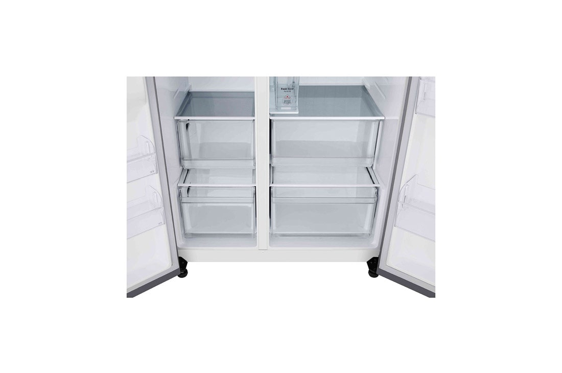 LG Side by Side LG, 641L, No Frost, Compresor Smart Inverter, Ice Dispenser, Handle, GSLC41PYPE, thumbnail 6