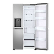 LG Side by Side LG, 641L, No Frost, Compresor Smart Inverter, Ice Dispenser, Front Right Open, GSLC41PYPE, thumbnail 9