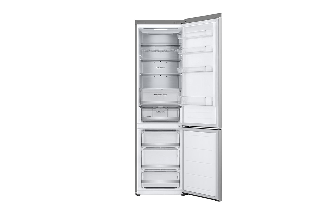 LG Combină Frigorifică LG, 387L, No Frost, LinearCooling™, Wi-Fi, Fața deschisă complet (fără alimente, ușă deschisă), GBV5250EPY, thumbnail 4