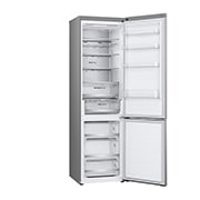 LG Combină Frigorifică LG, 387L, No Frost, LinearCooling™, Wi-Fi, Vedere din laterala stângă (plin cu alimente, ușa deschisă), GBV5250EPY, thumbnail 6