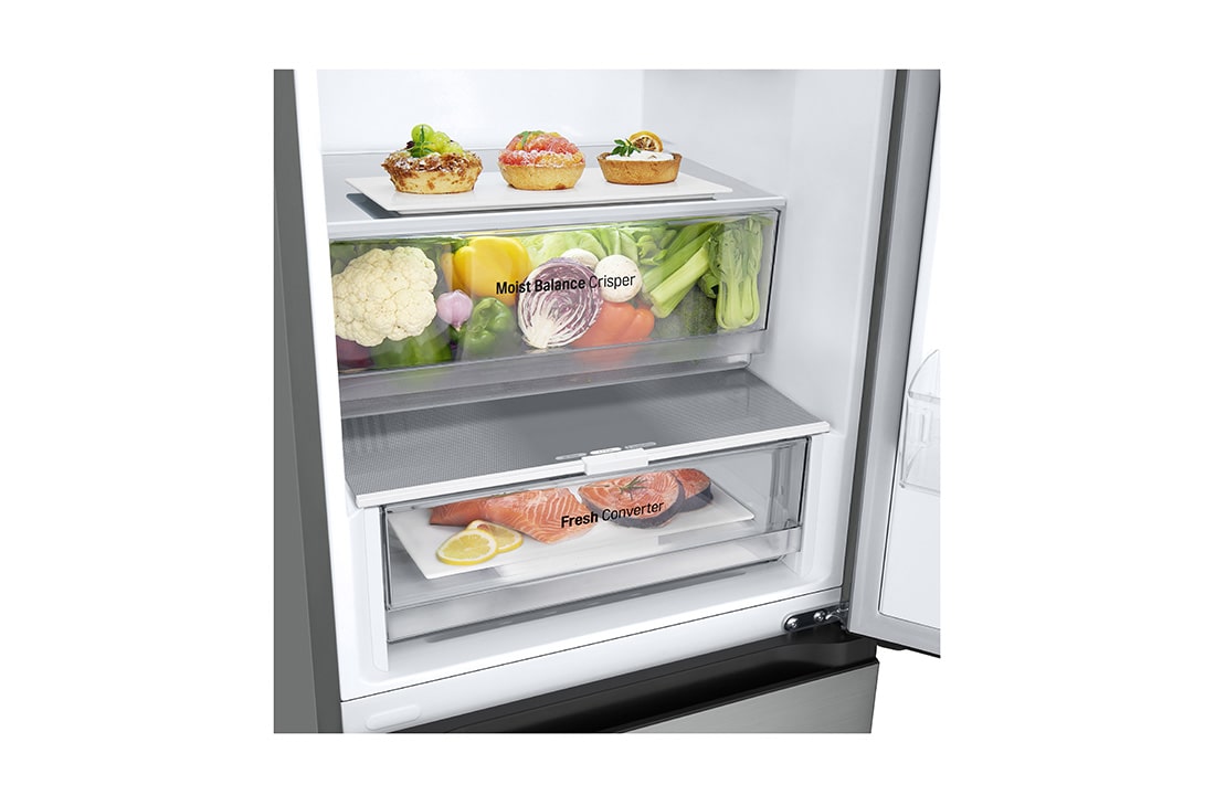 LG Combină Frigorifică LG, 344L, No Frost, Compresor Smart Inverter™, LinearCooling™, Wi-Fi, Afișaj, GBV3110EPY, thumbnail 8