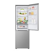 LG Combină Frigorifică LG, 344L, No Frost, Compresor Smart Inverter™, LinearCooling™, Wi-Fi, Vedere din laterala stângă (ușă deschisă), GBV3110EPY, thumbnail 3