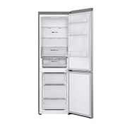 LG Combină Frigorifică LG, 344L, No Frost, Compresor Smart Inverter™, LinearCooling™, Wi-Fi, Vedere din laterala stângă (fără alimente, ușa deschisă), GBV3110EPY, thumbnail 4