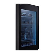 LG Frigider LG cu InstaView™, 349L, Compresor Smart Inverter, Wi-Fi, Door Cooling+™, Top closure side view, GBG5160CEV, thumbnail 7