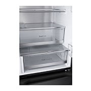 LG Frigider LG cu InstaView™, 349L, Compresor Smart Inverter, Wi-Fi, Door Cooling+™, Bottom side view, GBG5160CEV, thumbnail 11