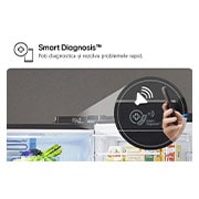 LG Side by Side LG, 638L, No Frost, Compresor Smart Inverter, Dispenser pentru gheață, detail view, GSLC40PYPE, thumbnail 16