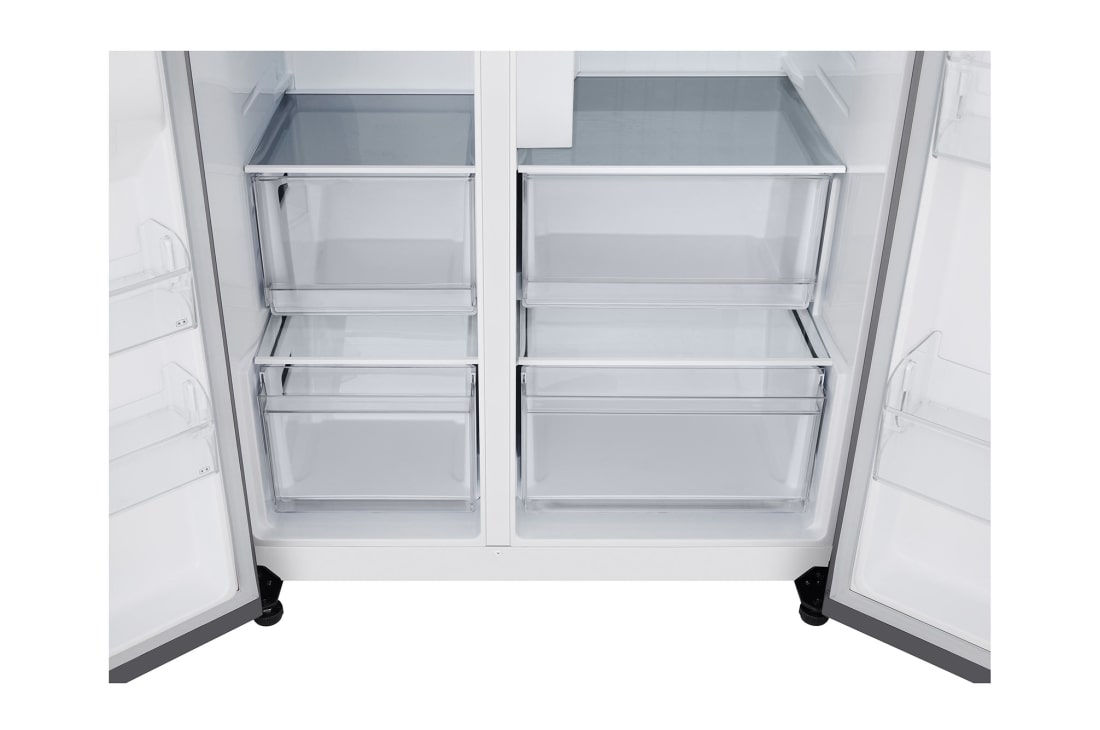 LG Side by Side LG, 638L, No Frost, Compresor Smart Inverter, Dispenser pentru gheață, detail view, GSLC40PYPE, thumbnail 6