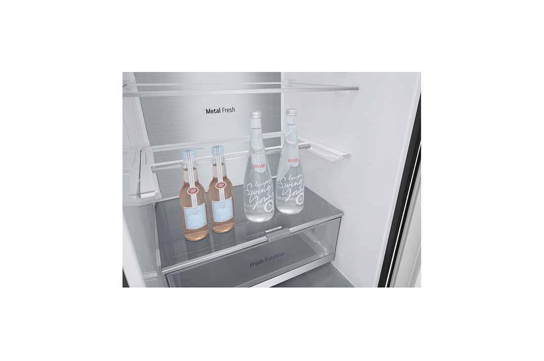 LG Combină Frigorifică LG, 387L, No Frost, Compresor Smart Inverter, DoorCooling+™, LeftSideOpen , GBV7280AEV, thumbnail 9