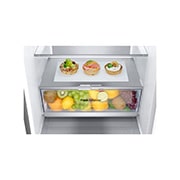 LG Combină Frigorifică LG, 387L, No Frost, Compresor Smart Inverter, DoorCooling+™, Duct view with food, GBV7280AMB, thumbnail 6