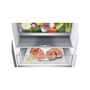 LG Combină Frigorifică LG, 387L, No Frost, Compresor Smart Inverter, DoorCooling+™, Duct view with food, GBV7280AMB, thumbnail 7