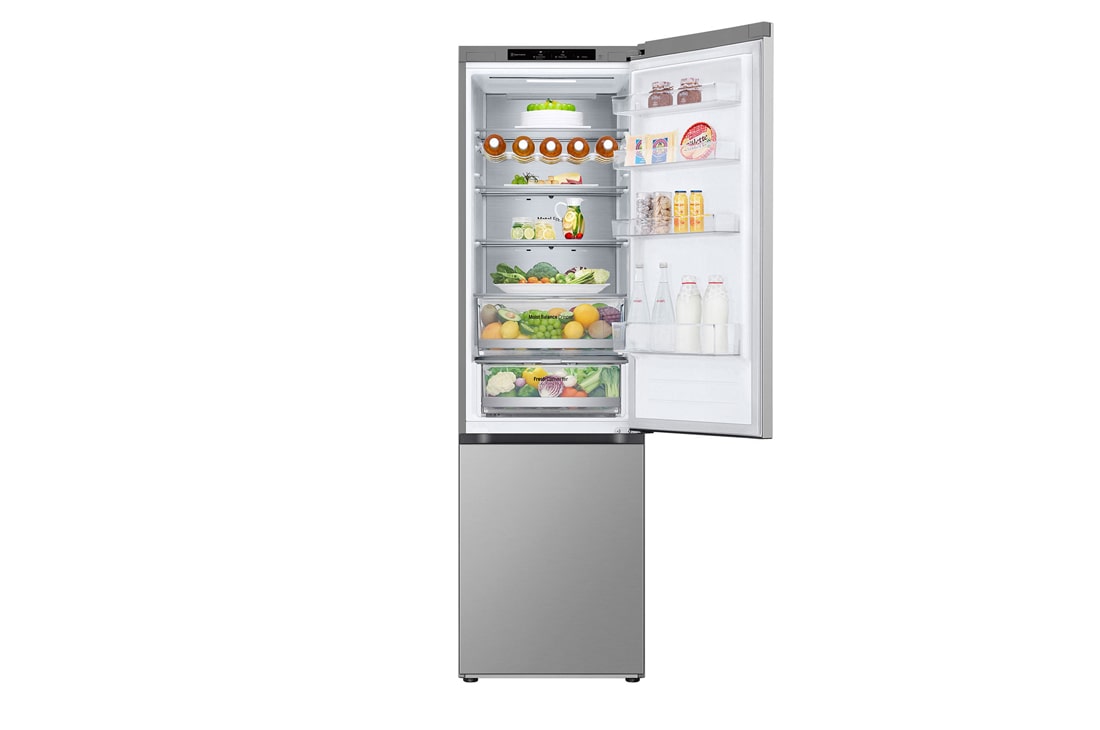 LG Combină Frigorifică LG, 387L, No Frost, Compresor Smart Inverter, DoorCooling+™, Front Top Vizualizare alimentară deschisă, GBV5240APY, thumbnail 11