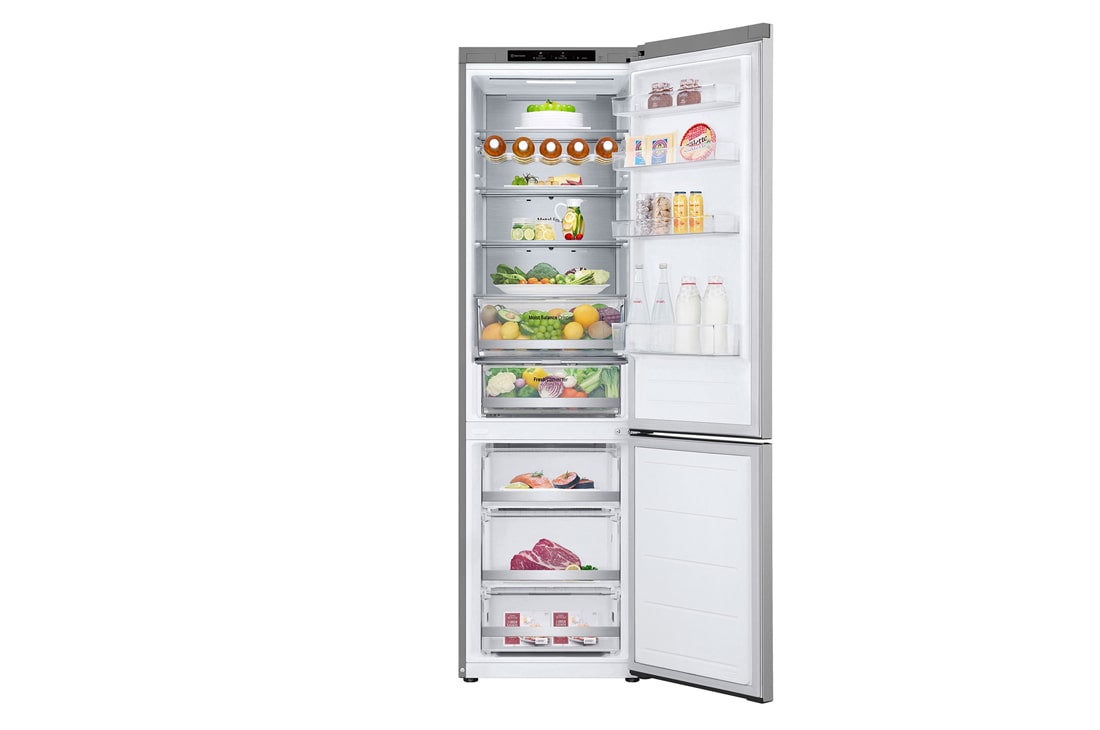 LG Combină Frigorifică LG, 387L, No Frost, Compresor Smart Inverter, DoorCooling+™, Front All Deschis fără vedere la alimente, GBV5240APY, thumbnail 12