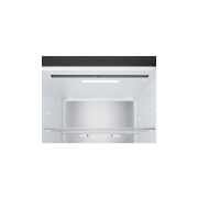 LG Combină Frigorifică LG, 465 L, Wi-Fi, Compresor Smart Inverter, Fresh Balancer, Vedere frontală a frigiderului LG (GBBW726AEV) cu grila DoorCooling+™ vizibilă, GBBW726DEV, thumbnail 5