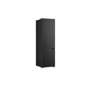 LG Combină Frigorifică LG, 465 L, Wi-Fi, Compresor Smart Inverter, Fresh Balancer, Vedere laterală-față a frigiderului LG (GBBW726AEV), arătând designul exterior, GBBW726DEV, thumbnail 7