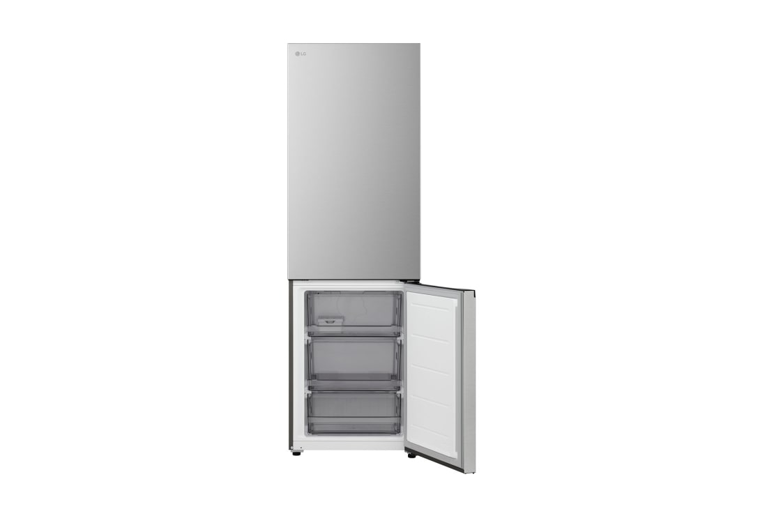 LG Combină Frigorifică LG, No Frost, 333 L, Wi-Fi, Compresor Smart Inverter, Fresh Converter+, bottom door open view, GBBS312APY, thumbnail 4
