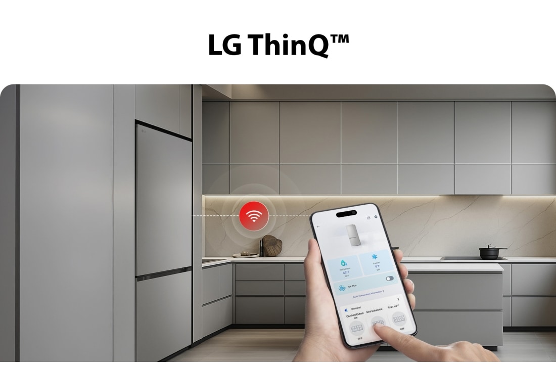 LG Combină Frigorifică LG, 375 L, No Frost, Compresor Smart Inverter,  DoorCooling+™, GBBSJ20DPY, thumbnail 15