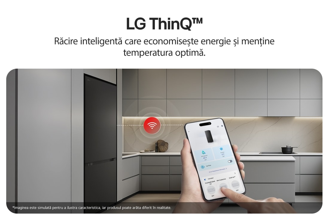 LG Combină Frigorifică LG, No Frost,  333 L, Wi-Fi, Compresor Smart Inverter, Fresh Converter+, GBBS312CPY, thumbnail 16