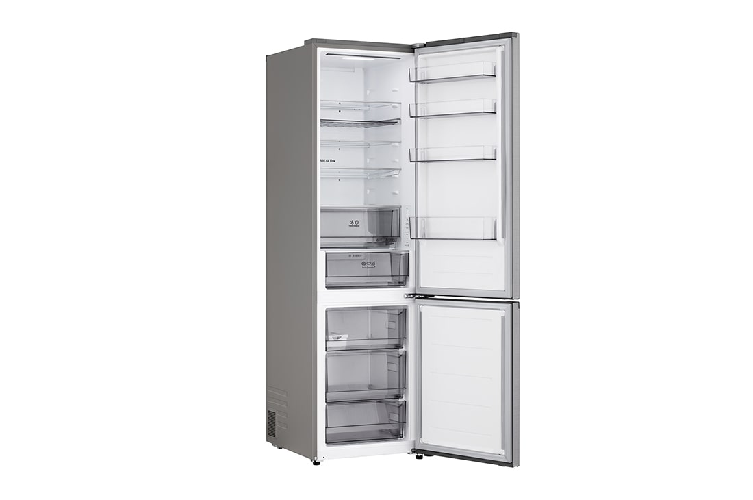 LG Combină Frigorifică LG,  No Frost, 375 L, Wi-Fi, Compresor Smart Inverter, Fresh Converter+, side view, GBBS322CPY, thumbnail 6