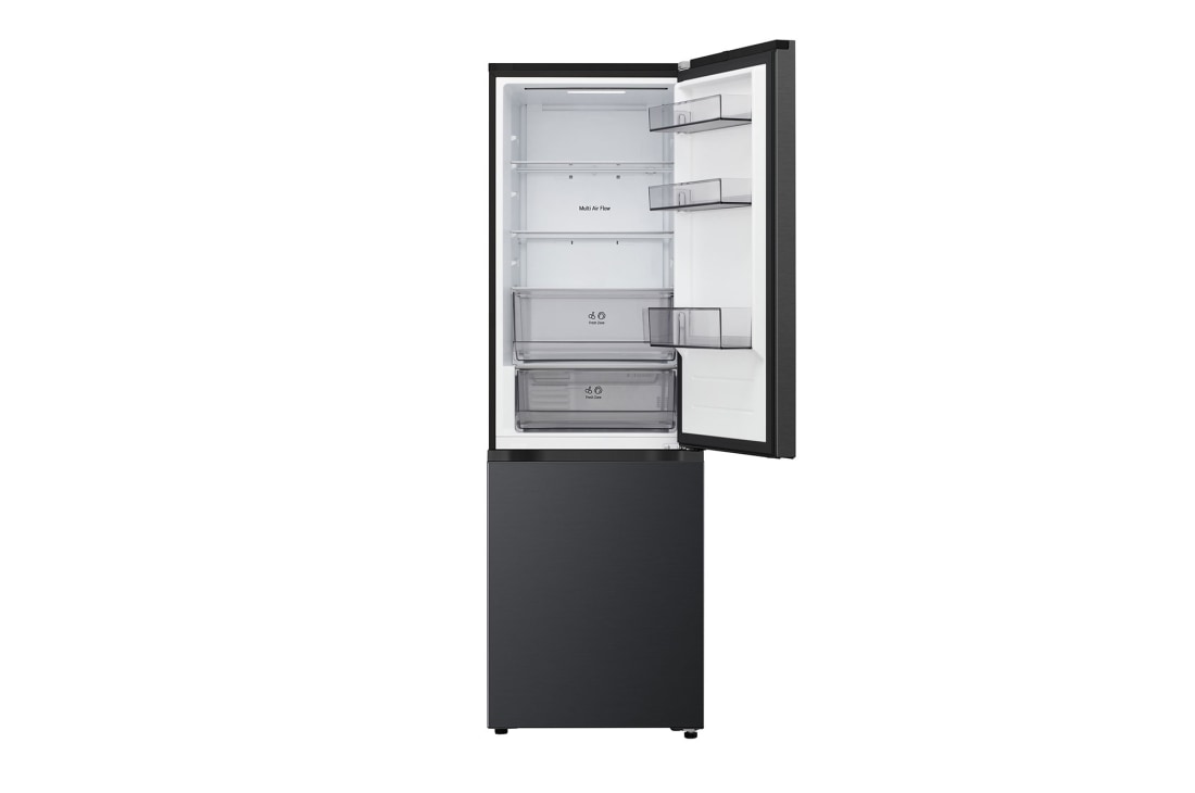 LG Combină Frigorifică LG, No Frost, 333 L, Compresor Smart Inverter,  DoorCooling+™, Top door open view, GBBSJ11DEP, thumbnail 3