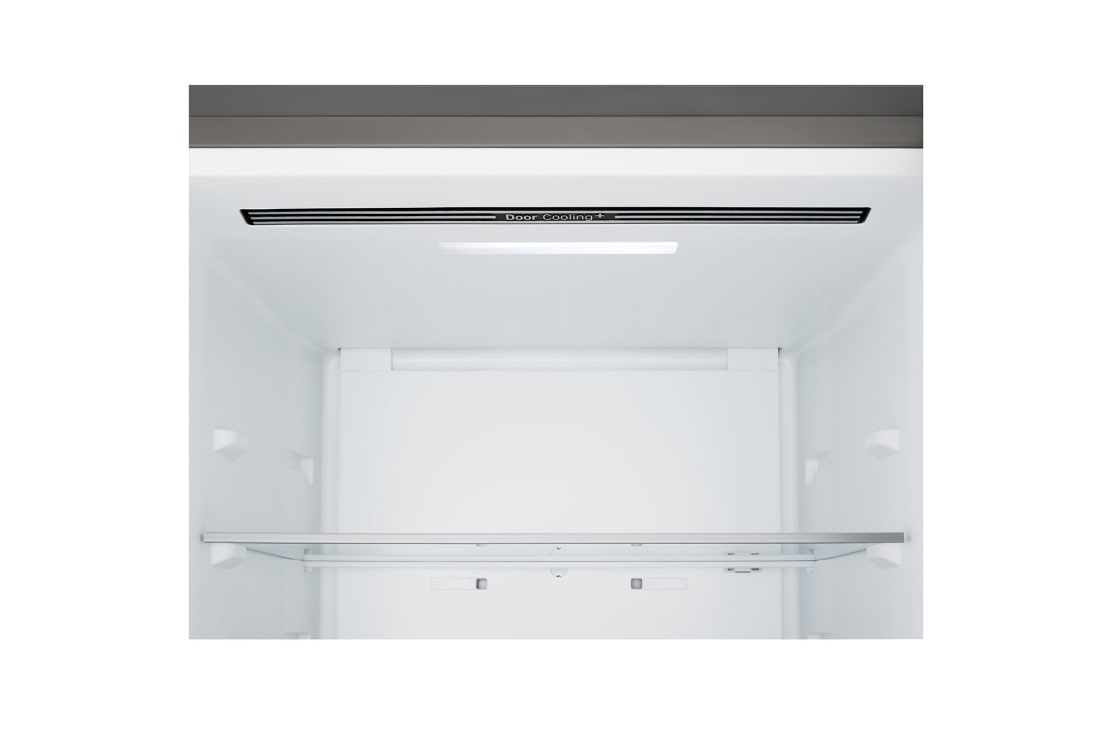 LG Combină Frigorifică LG, No Frost, 333 L, Compresor Smart Inverter,  DoorCooling+™, close-up view of top cabinet, GBBSJ10DPY, thumbnail 6