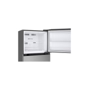 LG Frigider LG, 266L, No Frost, Compresor Smart Inverter, Door Cooling+, top door open view, GTBV20PYZJD, thumbnail 3