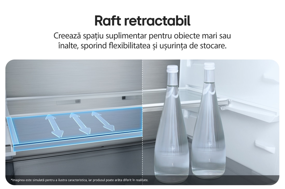 LG Combină Frigorifică LG,  No Frost, 375 L, Wi-Fi, Compresor Smart Inverter, Fresh Converter+, GBBS524CEV, thumbnail 18