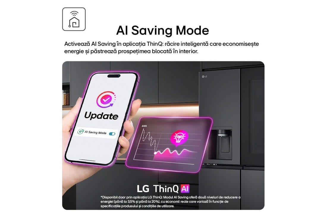 LG Frigider Side by Side Fit & Max Multi Door, 580L, GMBS30SEPY, thumbnail 6