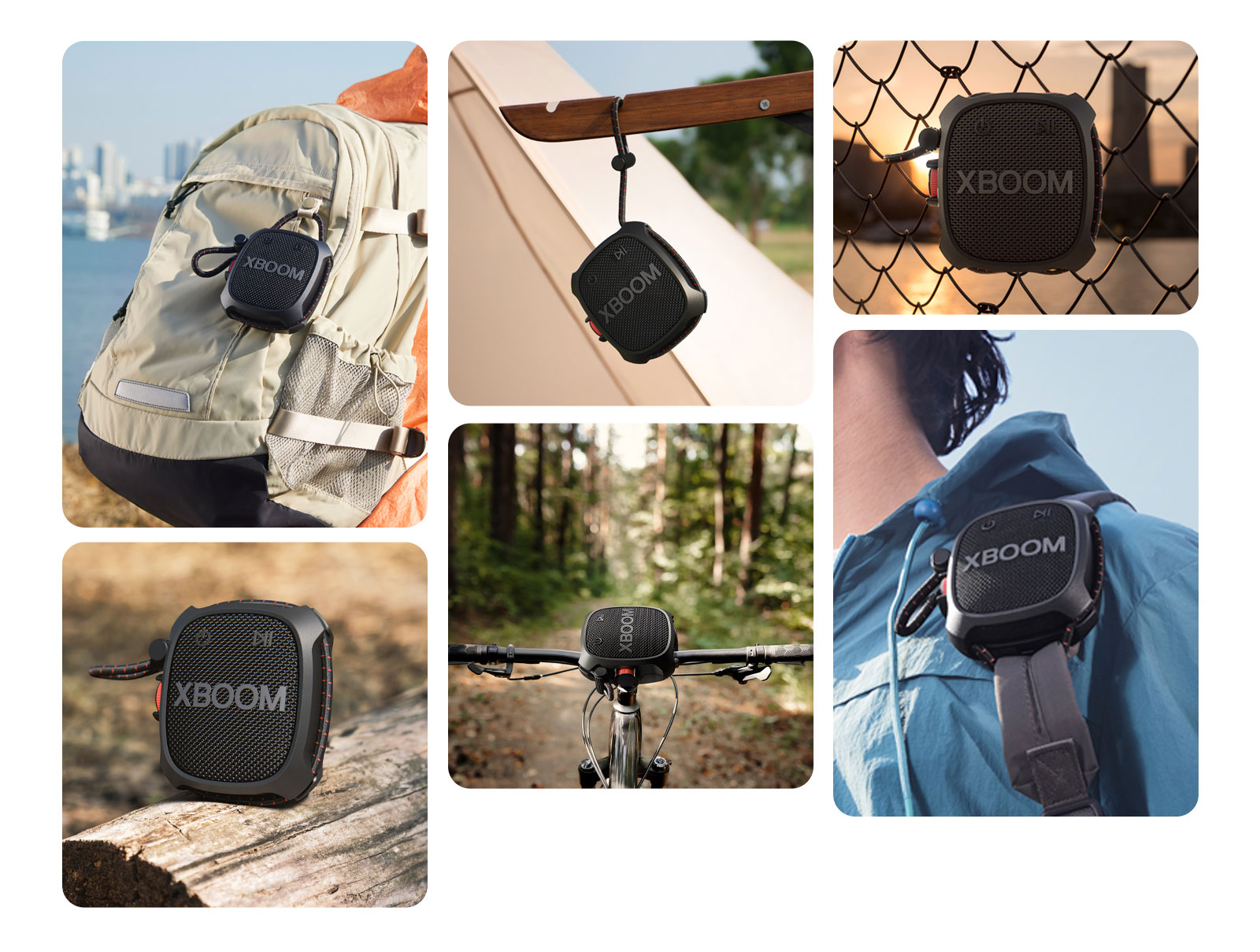 Imagini pentru a arăta cum să integrați LG XBOOM Go XG2T în stilul de viață.